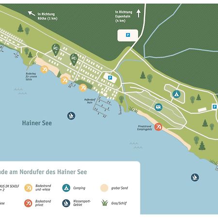 Haus Im Schilf 2 - Ferienwohnungen Am Hainer See Bei Leipzig Neukieritzsch Extérieur photo
